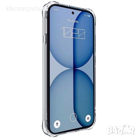 IMAK Магнитен Прозрачен Калъф за Nothing Phone (4a) - TPU, Airbag, Повдигнати ръбове, снимка 2 - Калъфи, кейсове - 54087446