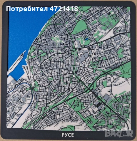 Русе на длан! Аристократизъм и релеф в 3D декоративен макет, снимка 2 - Декорация за дома - 54147872