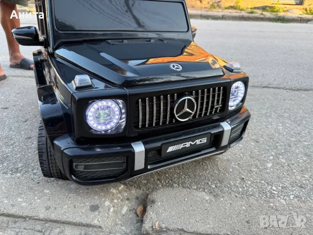 Акумулаторен джип Mercedes Benz G63 AMG, снимка 7 - Детски велосипеди, триколки и коли - 55343519