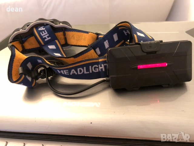 Професионален Led челник, снимка 3 - Къмпинг осветление - 54046382