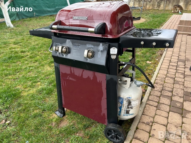 Газово барбекю с вграден котлон+ бутилка, снимка 2 - Барбекюта - 54041155
