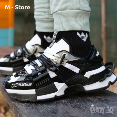 Сникърси-Dolce&Gabbana- Бяло и Черно, снимка 4 - Маратонки - 54191477