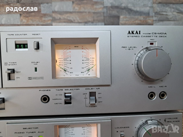 AKAI AM-U 01/CS-M01A/AT-K02L, снимка 3 - Ресийвъри, усилватели, смесителни пултове - 54617591