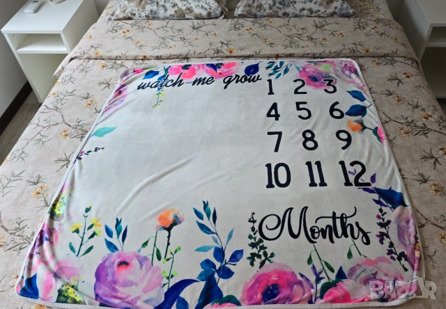 Одеяло за месечинки на бебе, снимка 8 - Спално бельо и завивки - 53970062