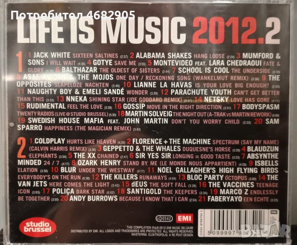 Life Is Music 2012.2, снимка 2 - CD дискове - 54584178