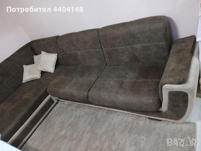 Ъглов диван, снимка 2 - Дивани и мека мебел - 54018578