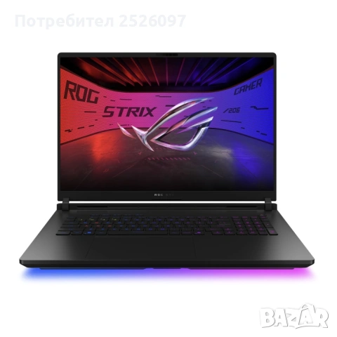 ASUS ROG/18” 2.5K Mini LED 240Hz/RTX5090 24GB/Ultra 9 275HX 40MB/64GB DDR5/2TB/ГАРАНЦИЯ, снимка 2 - Лаптопи за игри - 54192336
