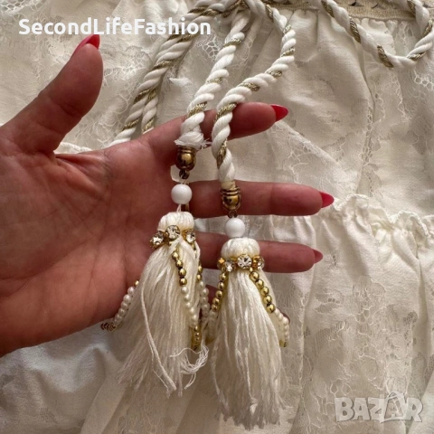 Azara Paris дамска бяла пола къса нова с етикет , снимка 4 - Поли - 54173568