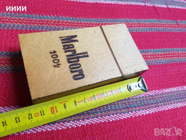 Табакера MARLBORO с кибрит, снимка 6 - Антикварни и старинни предмети - 54493427