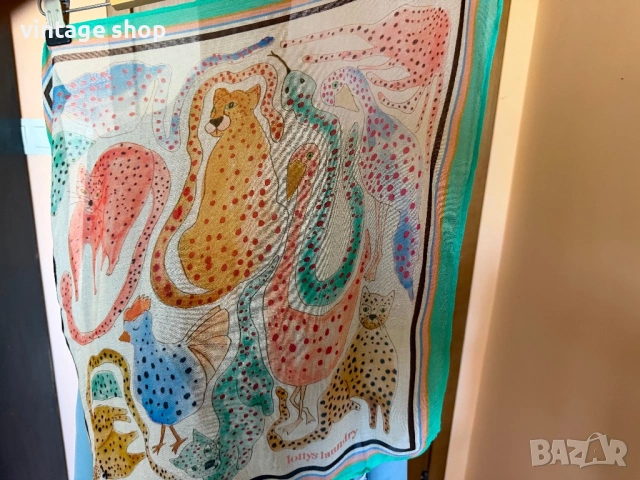 Шалове с животински десен, снимка 9 - Шалове - 54322862