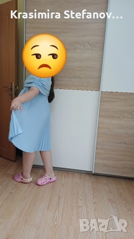 модерна детска рокля