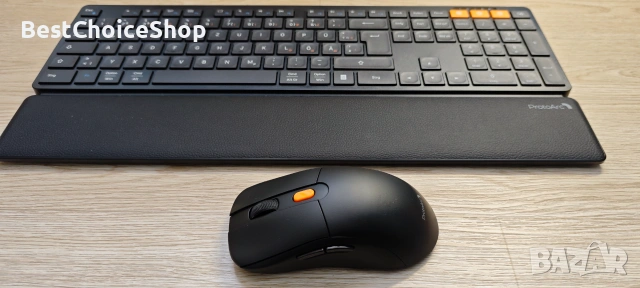 ProtoArc Bluetooth безжична клавиатура и мишка, презареждаща се QWERTZ layout, снимка 4 - Клавиатури и мишки - 55070189