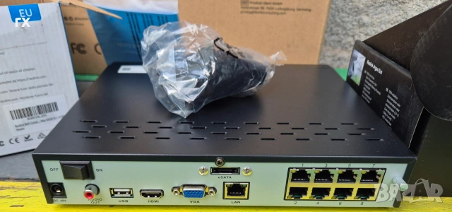 Неработещ 8-канален Reolink RLN8-410 NVR, камери - за части или ремонт, снимка 2 - Комплекти за видеонаблюдение - 54972761