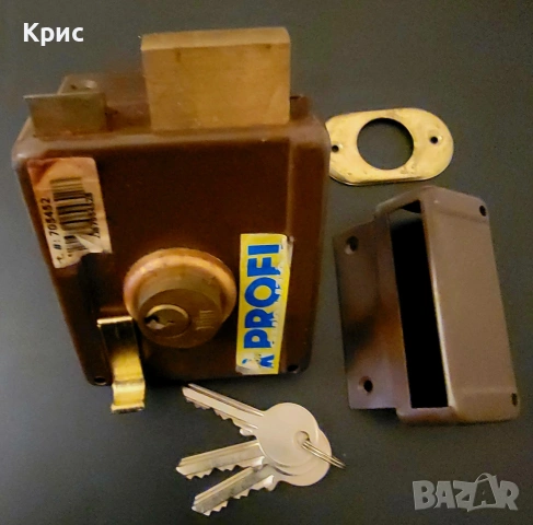 Касова брава за врата PROFI с 3 ключа - допълнително заключване , снимка 2 - Други - 54701463