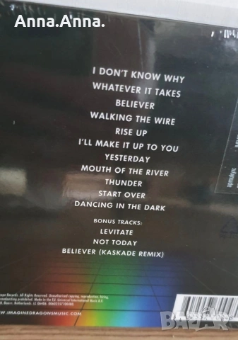 CD - диск Imagine Dragons - Evolve , нов., снимка 3 - CD дискове - 54931997