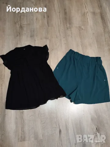 Панталонки H&M с висока талия и ефирна блузка