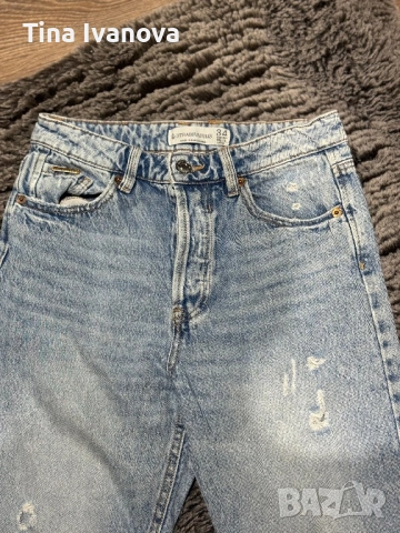 Светли Дънки Zara, снимка 2 - Дънки - 53992296