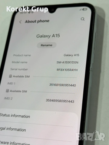 Samsung A15, снимка 8 - Samsung - 54373385