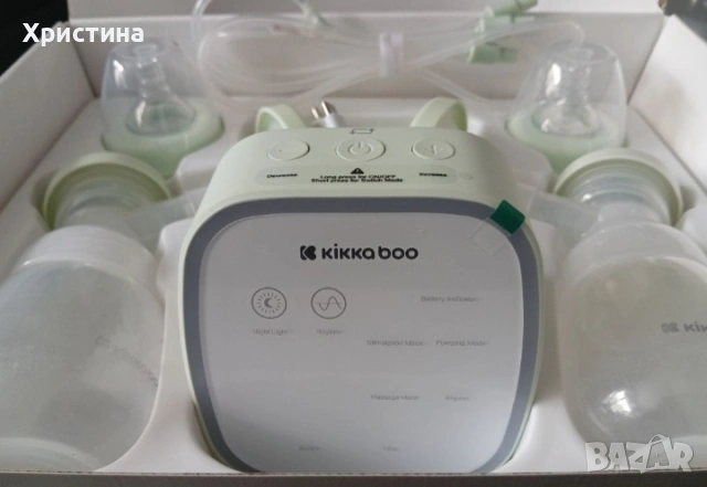 Kikaboo Двойна електрическа помпа за кърма Libra, снимка 10 - Помпи за кърма - 55144907