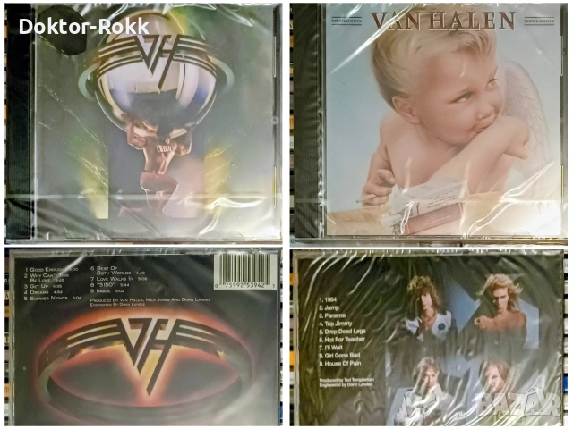 Van Halen - оригинални запечатани дискове 