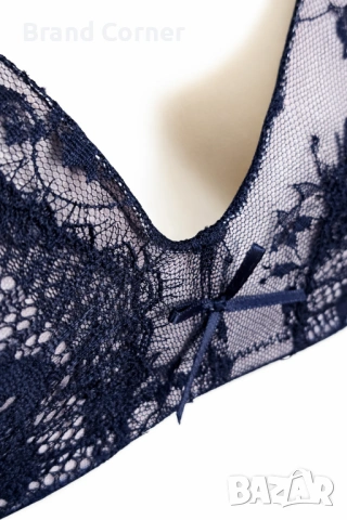 Дамско бельо Hunkemöller – Черна дантела - 75A и L, снимка 4 - Бельо - 54552329