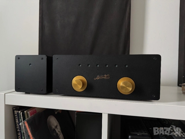 Лампов предусилвател с лампово захранване Tube preamplifier 