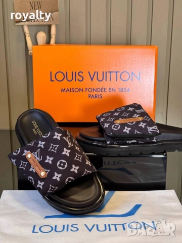 Louis Vuitton Нови Дамски Чехли Луи Витон Различни Цветове , снимка 4 - Чехли - 54620755