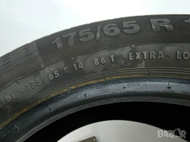 4бр летни гуми 175/65/14 CONTINENTAL L05528, снимка 6 - Гуми и джанти - 54222523