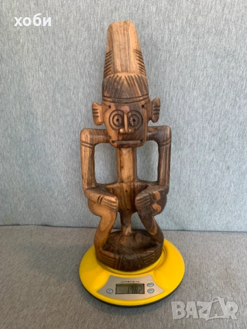 стара африканска фигура, снимка 2 - Антикварни и старинни предмети - 54584611