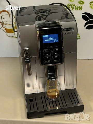 Кафемашина кафе автомат delonghi dinamica с гаранция, снимка 9 - Кафемашини - 55160381