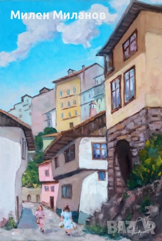 Картина рисувана с маслени бои 