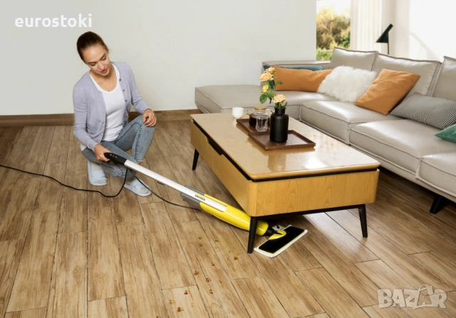 Парочистачка Karcher - SC 2 Upright EasyFix 1.513-345.0, 1600W, 0.4 l, жълта Състояние на мостра , снимка 7 - Парочистачки и Водоструйки - 54627899