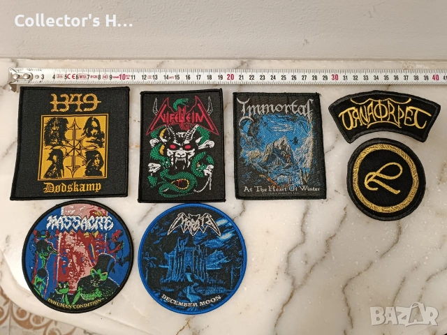 Нашивки метъл Immortal 1349 Morbid Massacre Nifelheim Lustre Ornatorpet, снимка 2 - Други - 55161229