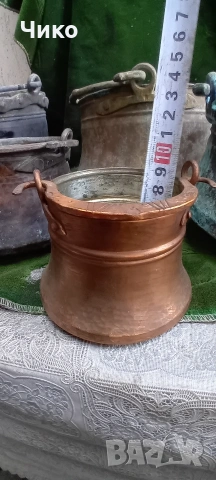 8бр малки бакърени менчета , снимка 6 - Антикварни и старинни предмети - 54125838