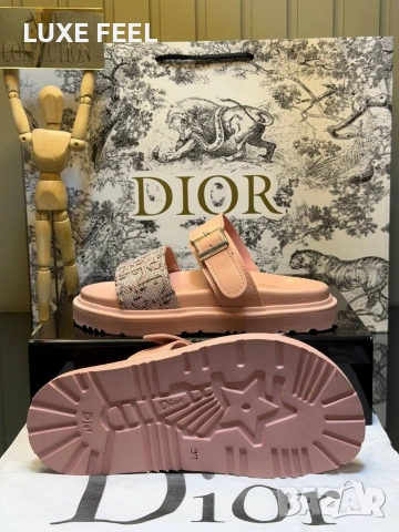 Dior ⚜️Дамски Чехли , снимка 6 - Чехли - 54553442