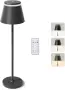 LED настолна лампа на батерия, USB-C зареждане и дистанционно, снимка 1