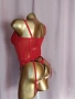  Резервирани Sensuality 85 B Червен корсет с жартиери за чорапи и прашка , снимка 4
