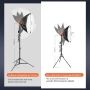 Комплект студийно фото FGen Softbox, 50 см осмоъгълен LED осветителен комплект с 85W LED крушки , снимка 2