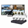 Безжичен WiFi комплект с 4 камери 4К Ultra HD+DVR за видеонаблюдение, снимка 7