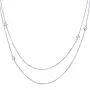 Златнo колие с диаманти 0,12Ct. чистота:SI 43см. модел:42558-1, снимка 1