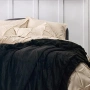 BEDSURE Sherpa одеяло XXL 220x240 см черно, снимка 4