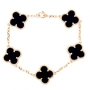 Златна дамска гривна Van Cleef 9,43гр. 16,5см. 14кр. проба:585 модел:37809-1, снимка 1