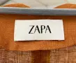 ZAPA Paris 100% ленено дизайнерско сако EU 42 | Тиквен цвят | Френски премиум лукс | Scalloped дизай, снимка 6