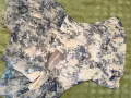 Ново с етикети! Missguided, размер S, синя и бяла цветна лятна рокля без презрамки, снимка 5