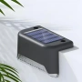 SolarBright – соларни LED лампи за огради и тераси | комплект от 4 броя, снимка 3