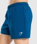 Gymshark Arrival 5" Shorts Petrol Blue - мъжки фитнес шорти М, снимка 2