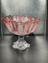 Стъклена купа на стъбло Walther Glas (Германия), модел Sylvia Satin-Rose., снимка 1