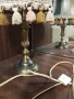 Старинна ретро бронзова нощна лампа , снимка 2