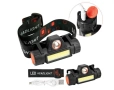 FL 61 Челник с регулируема LED и COB яркост, магнитен клипс и USB зареждане, 100m обхват, 1200mAh, снимка 1