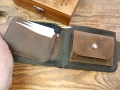 Ръчно изработен мъжки кожен портфейл , снимка 6